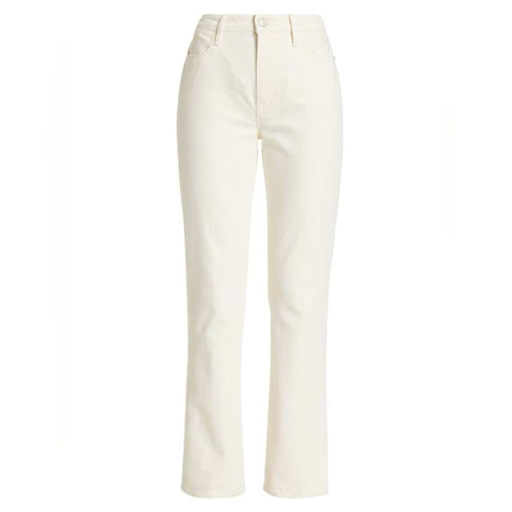 New Frame Le Super High Rise straight jean in au natural size 30